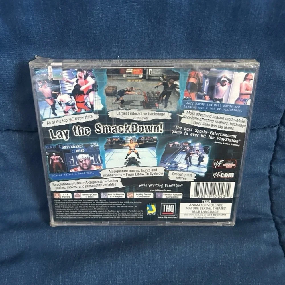 WWF SmackDown (Sony PlayStation 1, 2000) - SEALED